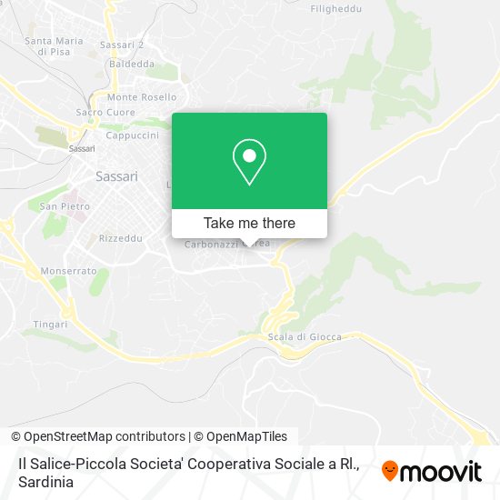 Il Salice-Piccola Societa' Cooperativa Sociale a Rl. map