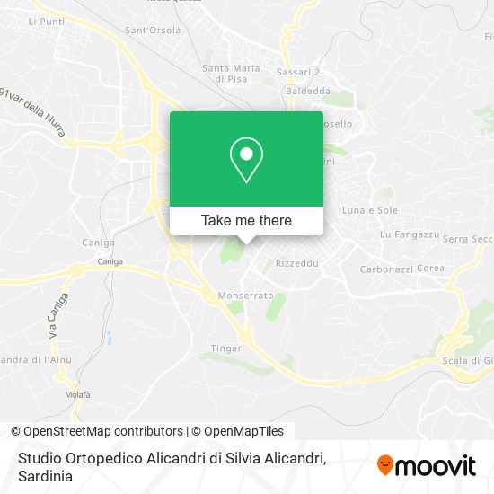 Studio Ortopedico Alicandri di Silvia Alicandri map