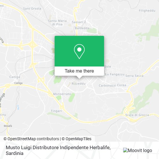 Musto Luigi Distributore Indipendente Herbalife map