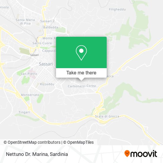 Nettuno Dr. Marina map