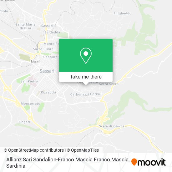 Allianz Sari Sandalion-Franco Mascia Franco Mascia map