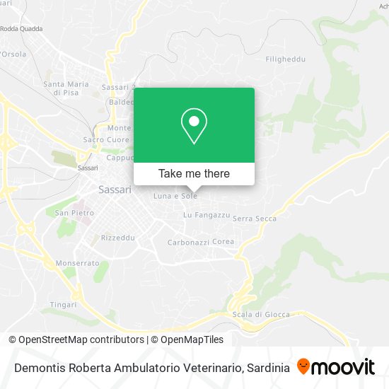 Demontis Roberta Ambulatorio Veterinario map
