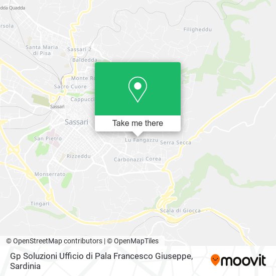 Gp Soluzioni Ufficio di Pala Francesco Giuseppe map