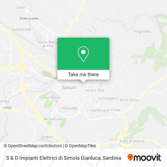 S & D Impianti Elettrici di Simola Gianluca map