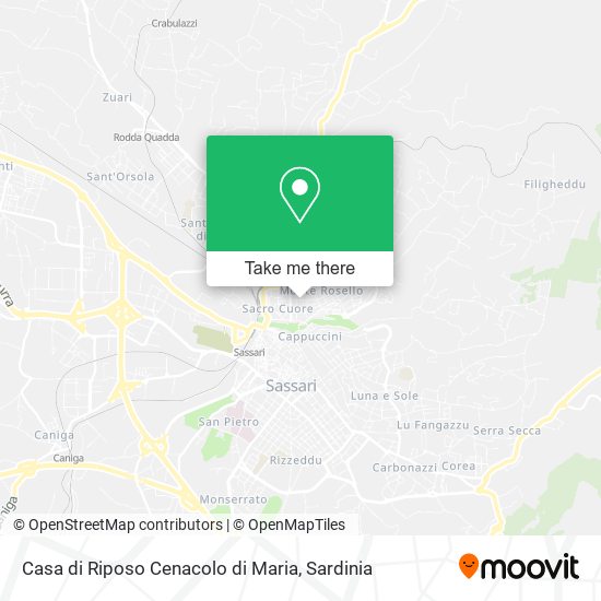 Casa di Riposo Cenacolo di Maria map