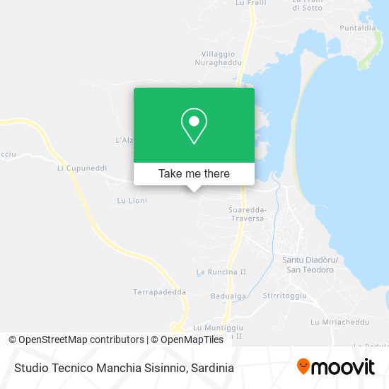 Studio Tecnico Manchia Sisinnio map