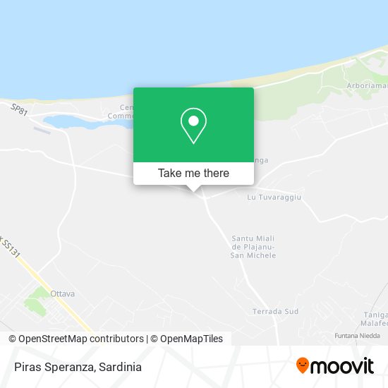 Piras Speranza map