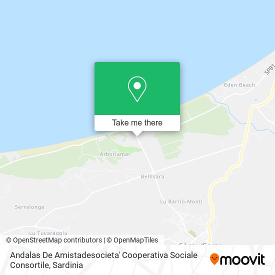 Andalas De Amistadesocieta' Cooperativa Sociale Consortile map