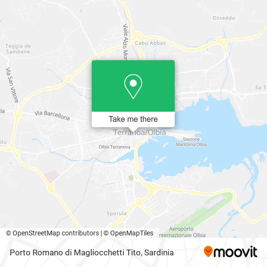 Porto Romano di Magliocchetti Tito map