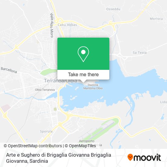 Arte e Sughero di Brigaglia Giovanna Brigaglia Giovanna map