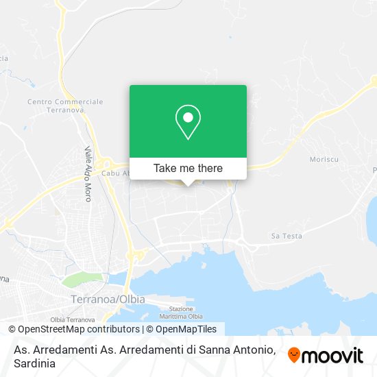 As. Arredamenti As. Arredamenti di Sanna Antonio map