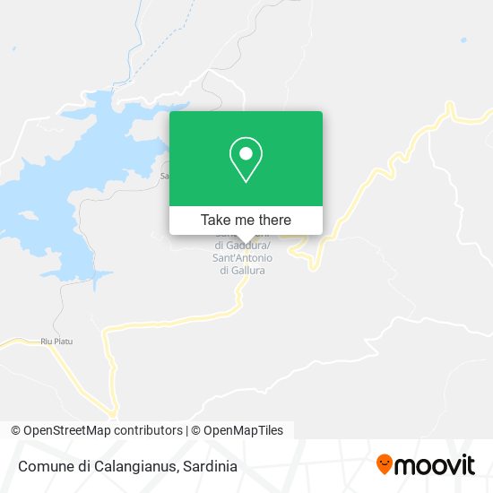 Comune di Calangianus map