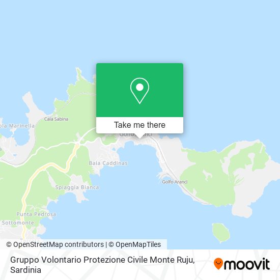 Gruppo Volontario Protezione Civile Monte Ruju map