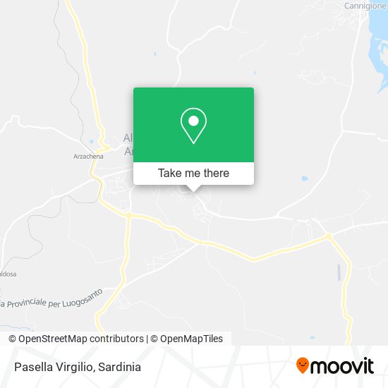 Pasella Virgilio map