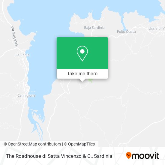 The Roadhouse di Satta Vincenzo & C. map