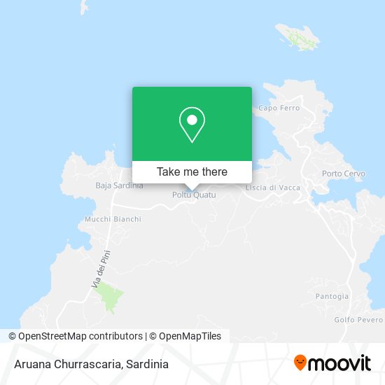 Aruana Churrascaria map