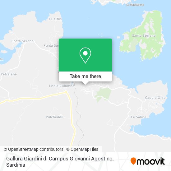 Gallura Giardini di Campus Giovanni Agostino map