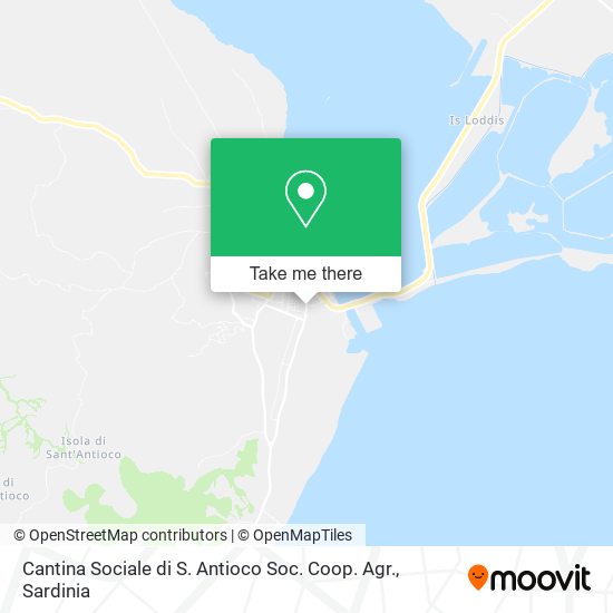 Cantina Sociale di S. Antioco Soc. Coop. Agr. map
