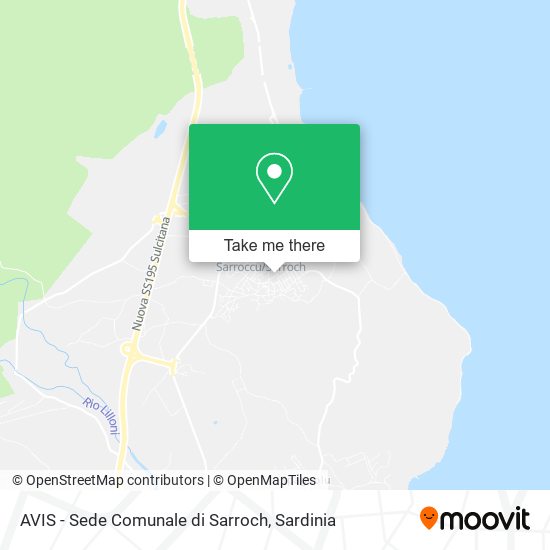 AVIS - Sede Comunale di Sarroch map