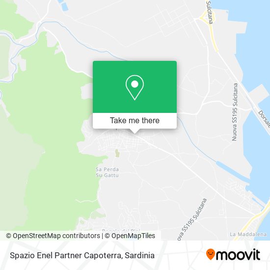 Spazio Enel Partner Capoterra map