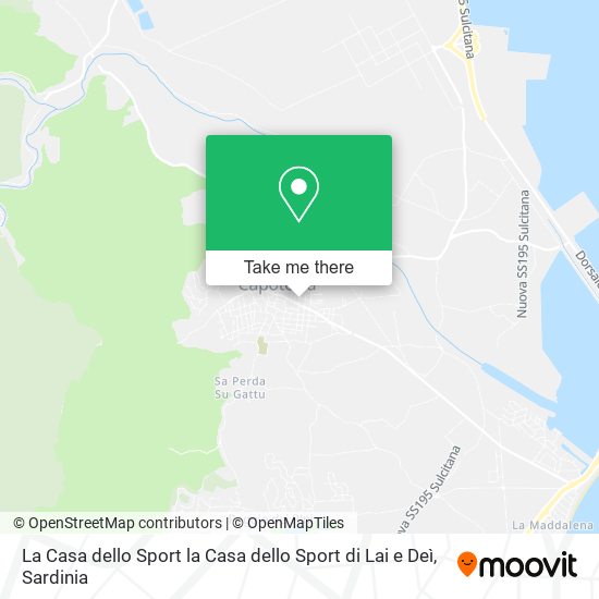 La Casa dello Sport la Casa dello Sport di Lai e Deì map