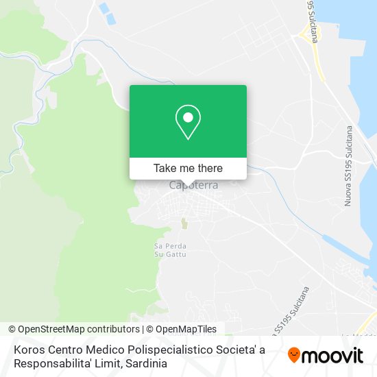 Koros Centro Medico Polispecialistico Societa' a Responsabilita' Limit map