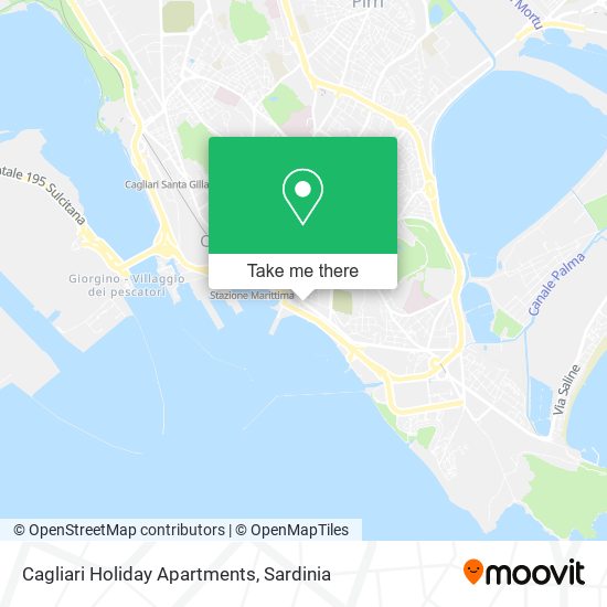 Cagliari Holiday Apartments map