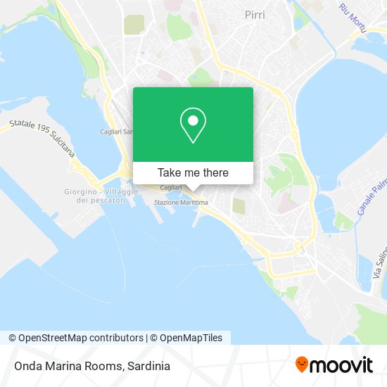 Onda Marina Rooms map