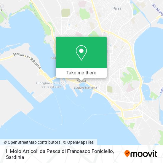 Il Molo Articoli da Pesca di Francesco Foniciello map