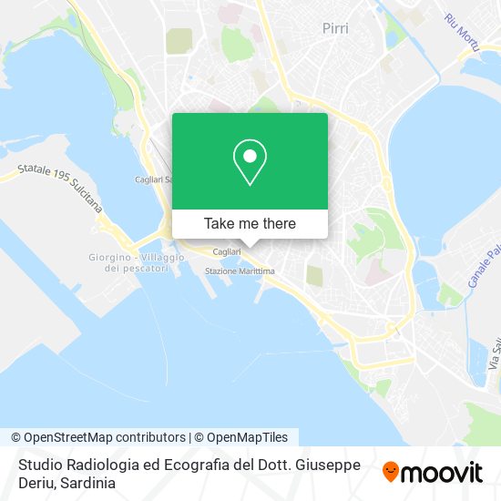 Studio Radiologia ed Ecografia del Dott. Giuseppe Deriu map