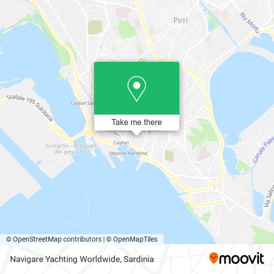 Navigare Yachting Worldwide map