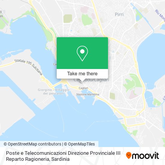Poste e Telecomunicazioni Direzione Provinciale III Reparto Ragioneria map