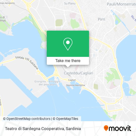 Teatro di Sardegna Cooperativa map