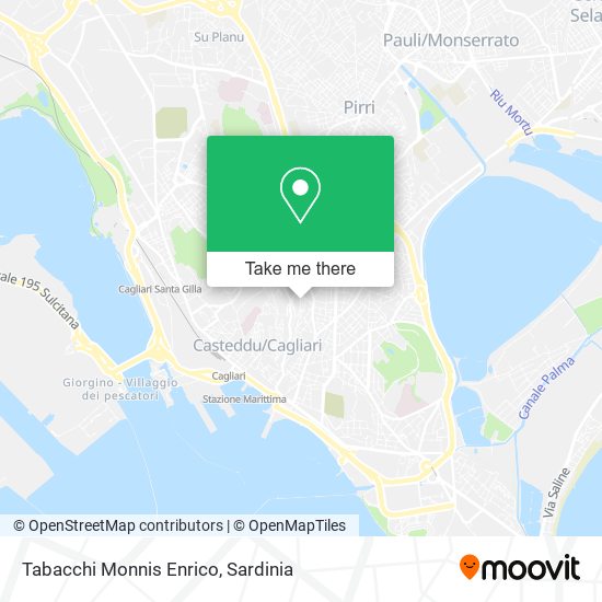 Tabacchi Monnis Enrico map