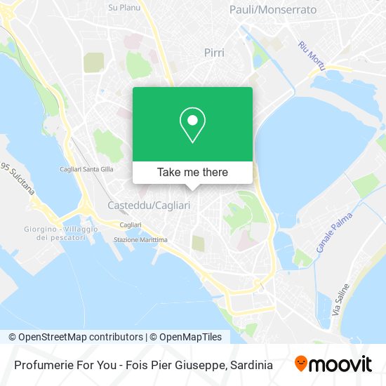 Profumerie For You - Fois Pier Giuseppe map
