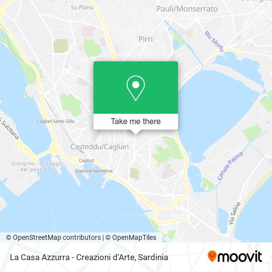 La Casa Azzurra - Creazioni d'Arte map