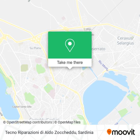 Tecno Riparazioni di Aldo Zoccheddu map