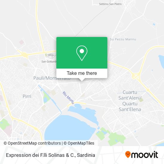 Expression dei F.lli Solinas & C. map