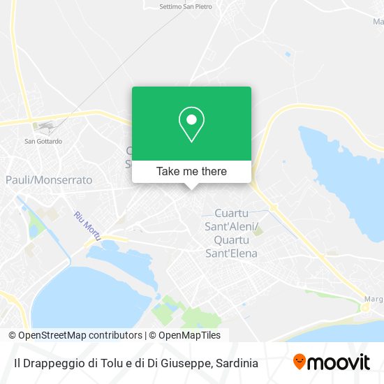 Il Drappeggio di Tolu e di Di Giuseppe map