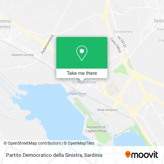 Partito Democratico della Sinistra map