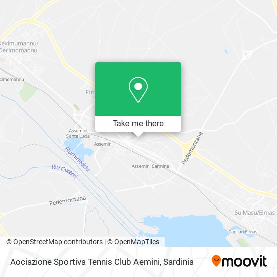 Aociazione Sportiva Tennis Club Aemini map