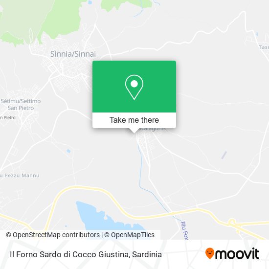 Il Forno Sardo di Cocco Giustina map