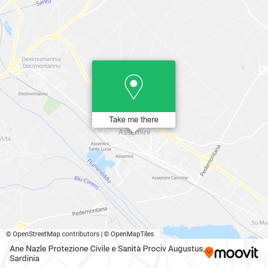 Ane Nazle Protezione Civile e Sanità Prociv Augustus map