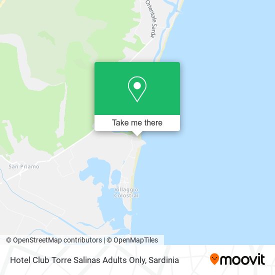 Hotel Club Torre Salinas Adults Only map