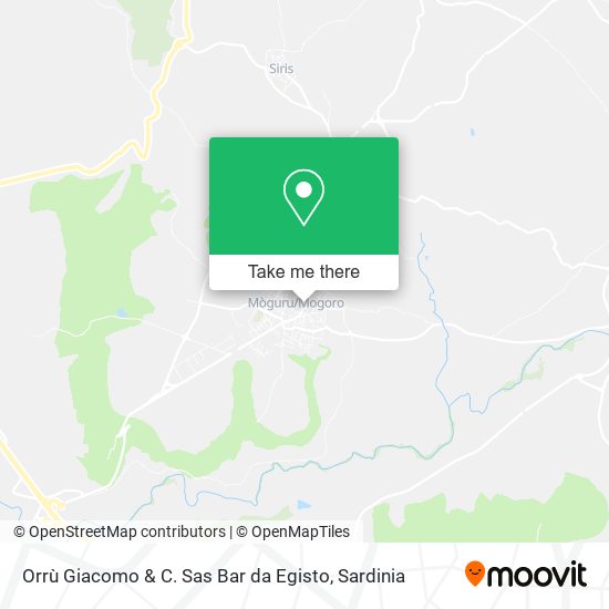 Orrù Giacomo & C. Sas Bar da Egisto map