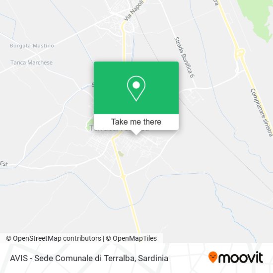 AVIS - Sede Comunale di Terralba map