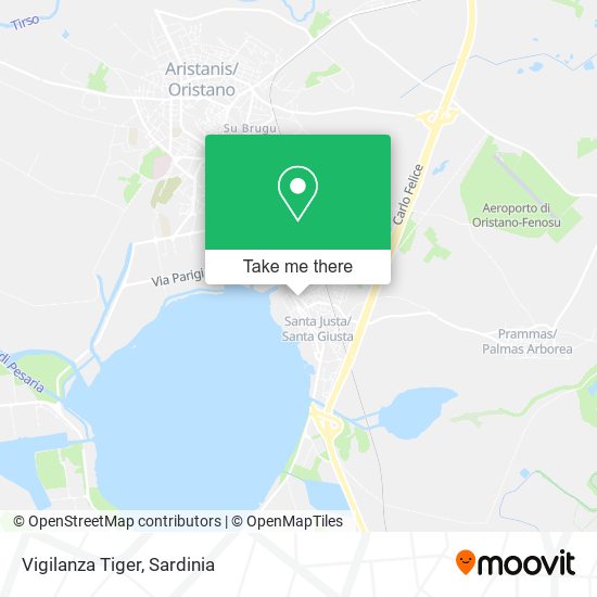 Vigilanza Tiger map