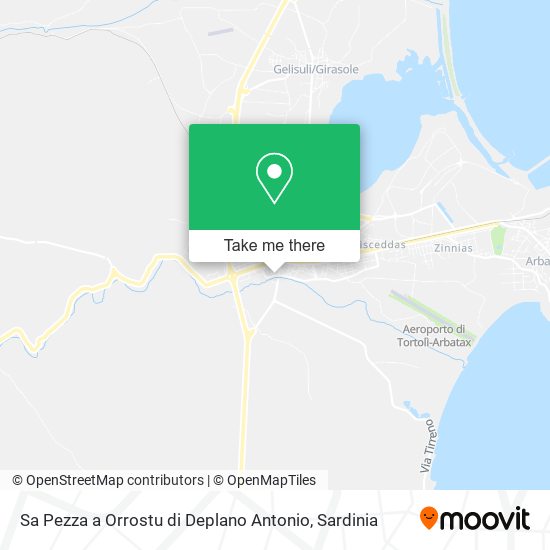 Sa Pezza a Orrostu di Deplano Antonio map
