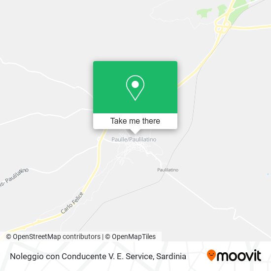 Noleggio con Conducente V. E. Service map