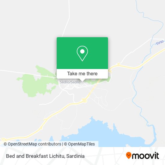 Bed and Breakfast Lichitu map